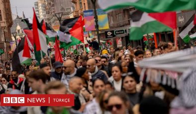Eurovision: Malmö’de binlerce kişi İsrail’in katılımını protesto etti